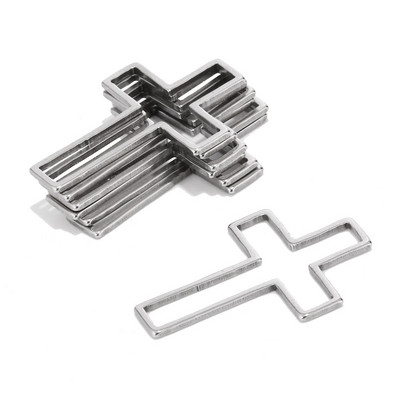 10Pcs/lot od nehrđajućeg čelika Waterdrop Square Charms Zlatne naušnice Connector Charm za izradu nakita