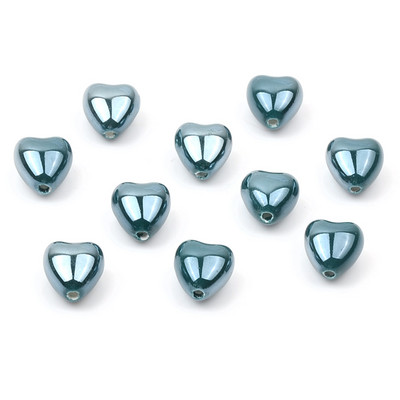 Šarene jednobojne keramičke perle u obliku srca za DIY narukvice, ogrlice, izrada nakita, ručno rađeni dodaci, veleprodaja