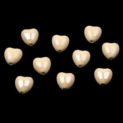 Šarene jednobojne keramičke perle u obliku srca za DIY narukvice, ogrlice, izrada nakita, ručno rađeni dodaci, veleprodaja