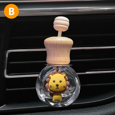 Miris za automobil Prazna staklena bočica Slatka bočica osvježivača zraka za automobil Spajalica za odzračivanje Otvor za aromaterapiju Difuzor eteričnih ulja