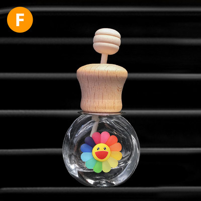 Miris za automobil Prazna staklena bočica Slatka bočica osvježivača zraka za automobil Spajalica za odzračivanje Otvor za aromaterapiju Difuzor eteričnih ulja