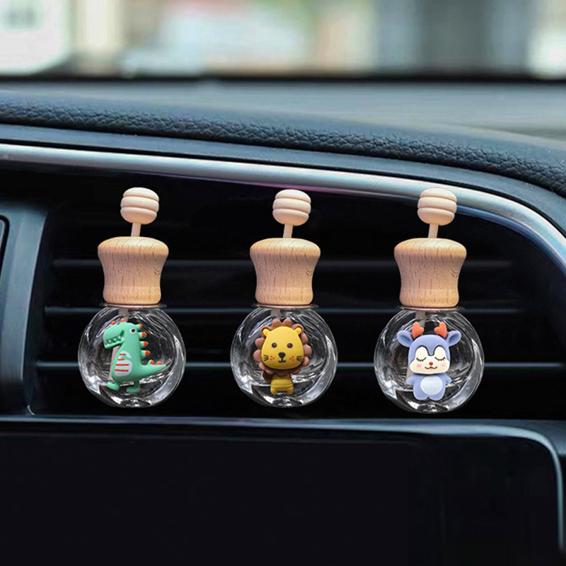 Miris za automobil Prazna staklena bočica Slatka bočica osvježivača zraka za automobil Spajalica za odzračivanje Otvor za aromaterapiju Difuzor eteričnih ulja