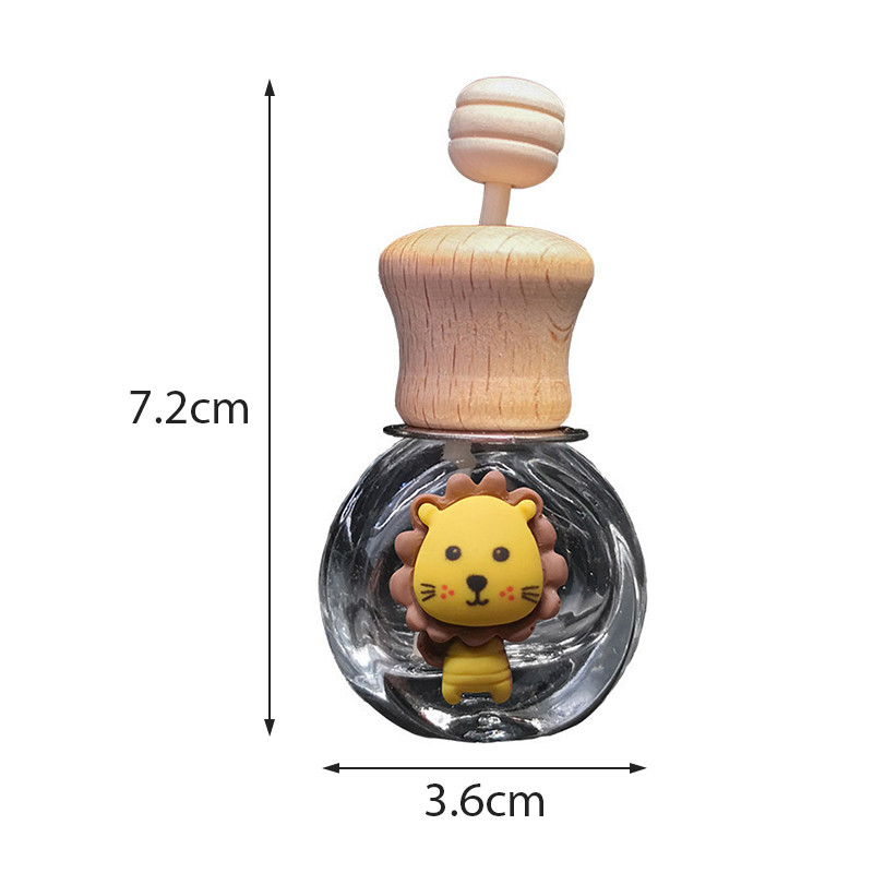 Miris za automobil Prazna staklena bočica Slatka bočica osvježivača zraka za automobil Spajalica za odzračivanje Otvor za aromaterapiju Difuzor eteričnih ulja