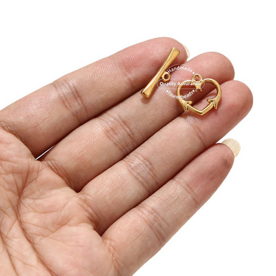 5 kompleta zlatnih kopči od nehrđajućeg čelika za narukvicu, ogrlicu, zdepastu OT kopču. Nalazi za izradu nakita „uradi sam“