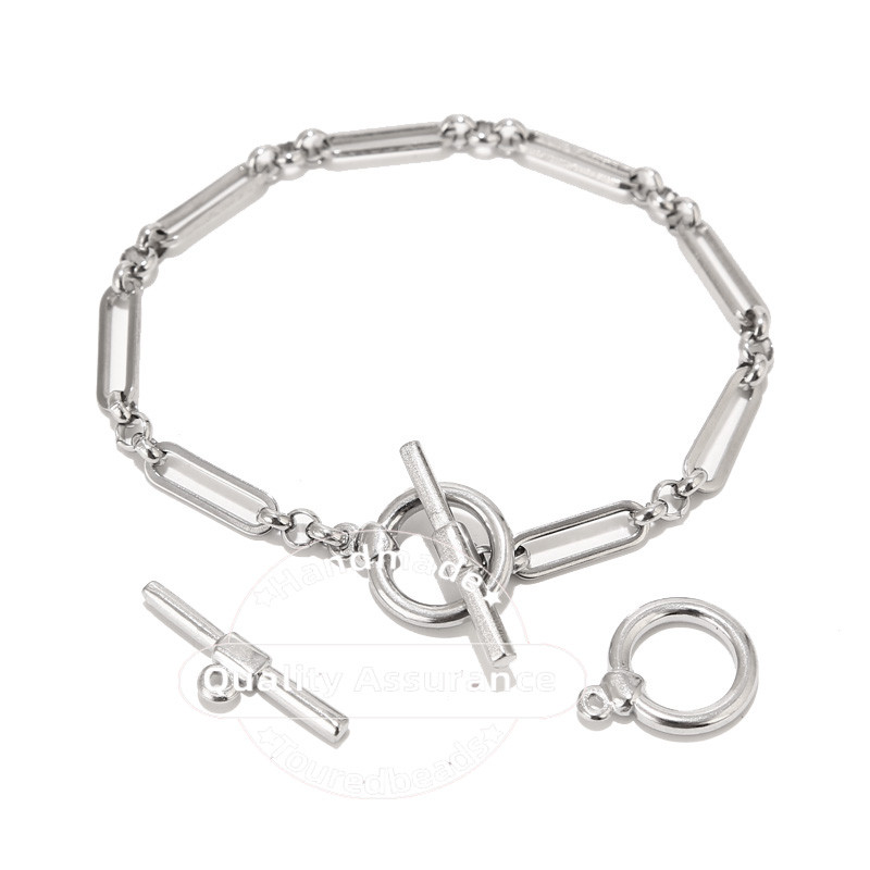 5 kompleta zlatnih kopči od nehrđajućeg čelika za narukvicu, ogrlicu, zdepastu OT kopču. Nalazi za izradu nakita „uradi sam“