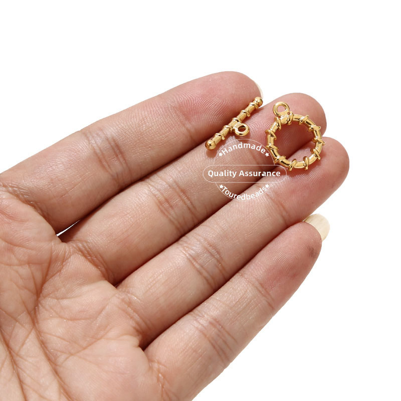 5 kompleta zlatnih kopči od nehrđajućeg čelika za narukvicu, ogrlicu, zdepastu OT kopču. Nalazi za izradu nakita „uradi sam“