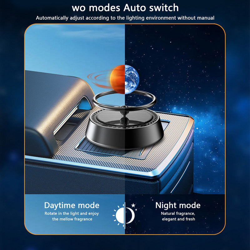 Auto osvježivač zraka Jupiter Eearth Planet Auto nadzorna ploča Aromaterapija Automobil Interijer vozila Rotirajući parfem Difuzor zraka Dekoracija