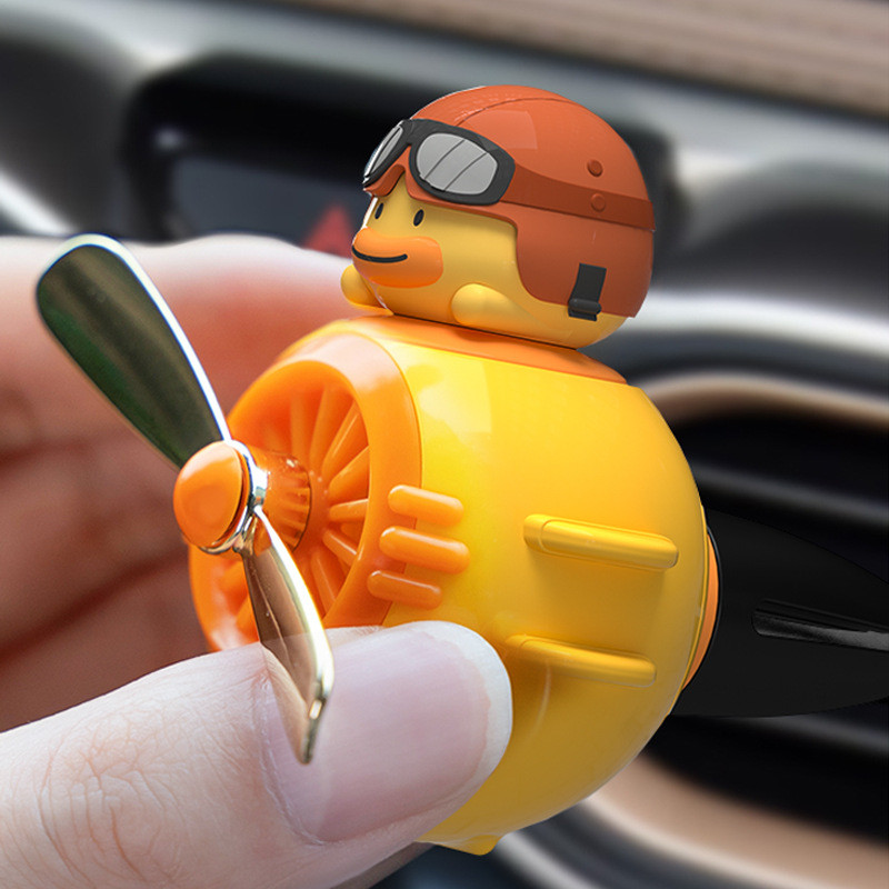 Slatki osvježivač zraka za automobil Cartoon Duck Automatski izlaz zraka Aromaterapijska kopča Difuzor parfema Dekoracija Dodaci za unutrašnjost automobila