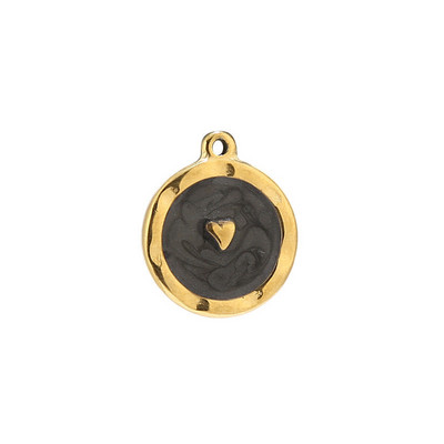 5 komada nehrđajućeg čelika 15 mm emajl zvijezda mjesec srce privjesci za žene ogrlica zlatno bijelo plava medalja privjesci DIY nakit nalazi