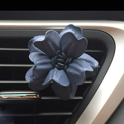 Clip de aerisire cu flori lucrate manual 3D pentru odorizant de parfum pentru masina Difuzor de parfum pentru masina Accesoriu de decor interior auto pentru fete