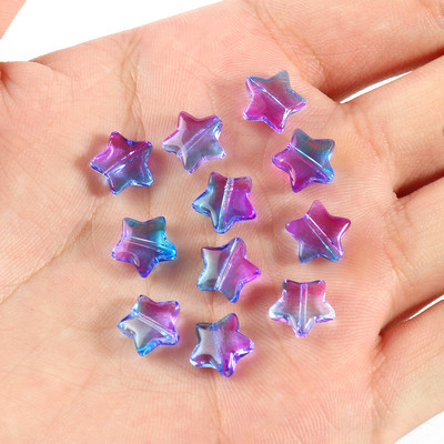 10*10 mm 20-60 komada Češke kristalne perle Kristalne šarene staklene perle u obliku zvijezde za izradu nakita Ogrlica Naušnice Najbolja kvaliteta