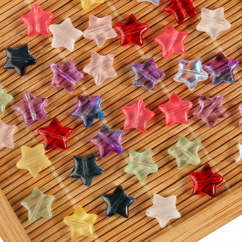 10*10 mm 20-60 komada Češke kristalne perle Kristalne šarene staklene perle u obliku zvijezde za izradu nakita Ogrlica Naušnice Najbolja kvaliteta