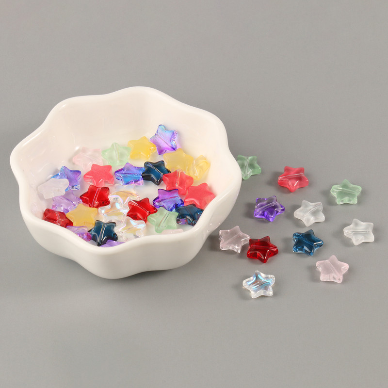 10*10 mm 20-60 komada Češke kristalne perle Kristalne šarene staklene perle u obliku zvijezde za izradu nakita Ogrlica Naušnice Najbolja kvaliteta