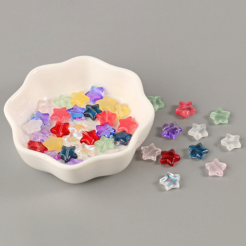 10*10 mm 20-60 komada Češke kristalne perle Kristalne šarene staklene perle u obliku zvijezde za izradu nakita Ogrlica Naušnice Najbolja kvaliteta