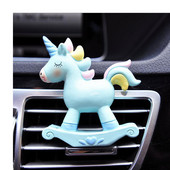 Clip de parfum pentru priză de aer cu unicorn Nou Creativ pentru mașină de ieșire pentru aer condiționat Accesorii pentru mașină din rășină ecologică