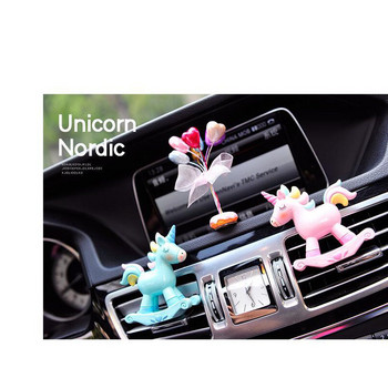 Νέο κλιπ άρωμα Unicorn Air Outlet Creative Car Conditioning Outlet Άρωμα φιλικό προς το περιβάλλον ρητίνη αξεσουάρ αυτοκινήτου