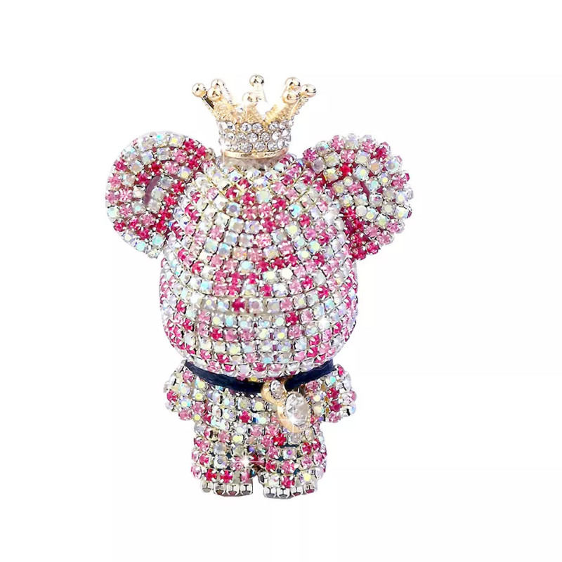 Nou Charm Bear Car Odorizant Creativ Cristal Diamant Ornamente de decorare Priza de aer Accesorii pentru aromaterapie auto