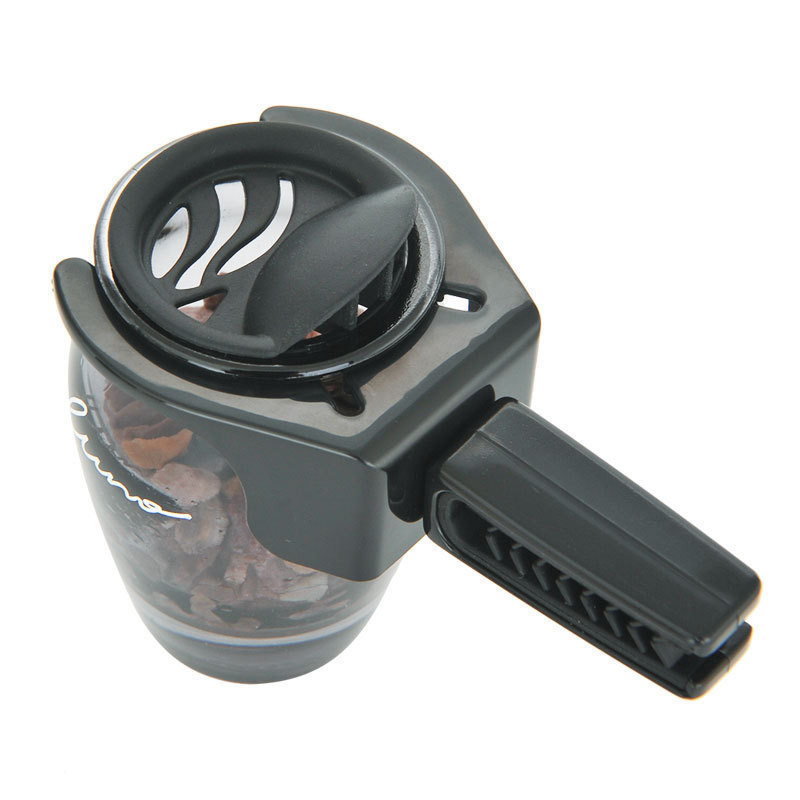 Difuzor cu clemă de aerisire cu parfum de zeolit Odorizant de interior pentru mașină Borcan de sticlă cu aromă Accesoriu auto Lămâie Iasomie Parfum de ocean