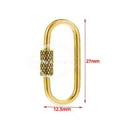 4 τμχ Γούρι με βίδα από ανοξείδωτο ατσάλι που κλειδώνει Καρδιά Οβάλ Σχήμα Γούρια Σύνδεσμος Χαλαρός σύνδεσμος για κοσμήματα DIY