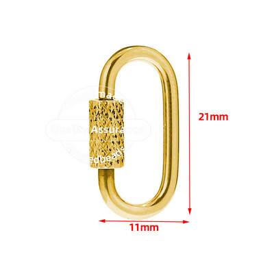 4 τμχ Γούρι με βίδα από ανοξείδωτο ατσάλι που κλειδώνει Καρδιά Οβάλ Σχήμα Γούρια Σύνδεσμος Χαλαρός σύνδεσμος για κοσμήματα DIY