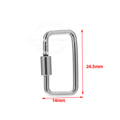 4 τμχ Γούρι με βίδα από ανοξείδωτο ατσάλι που κλειδώνει Καρδιά Οβάλ Σχήμα Γούρια Σύνδεσμος Χαλαρός σύνδεσμος για κοσμήματα DIY