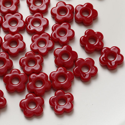 15,8 mm-es virággyöngyös üveg kiváló minőségű, kézzel készített színes lámpatest barkács ékszer készítés karkötő nyaklánc
