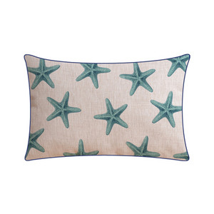 Padjapüür merevetikad meritäht linane padi kalapadi vöökoht, kodu dekoratiivne diivan