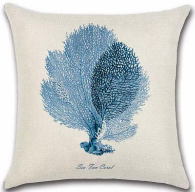 Padjapüür merevetikad meritäht linane padi kalapadi vöökoht, kodu dekoratiivne diivan