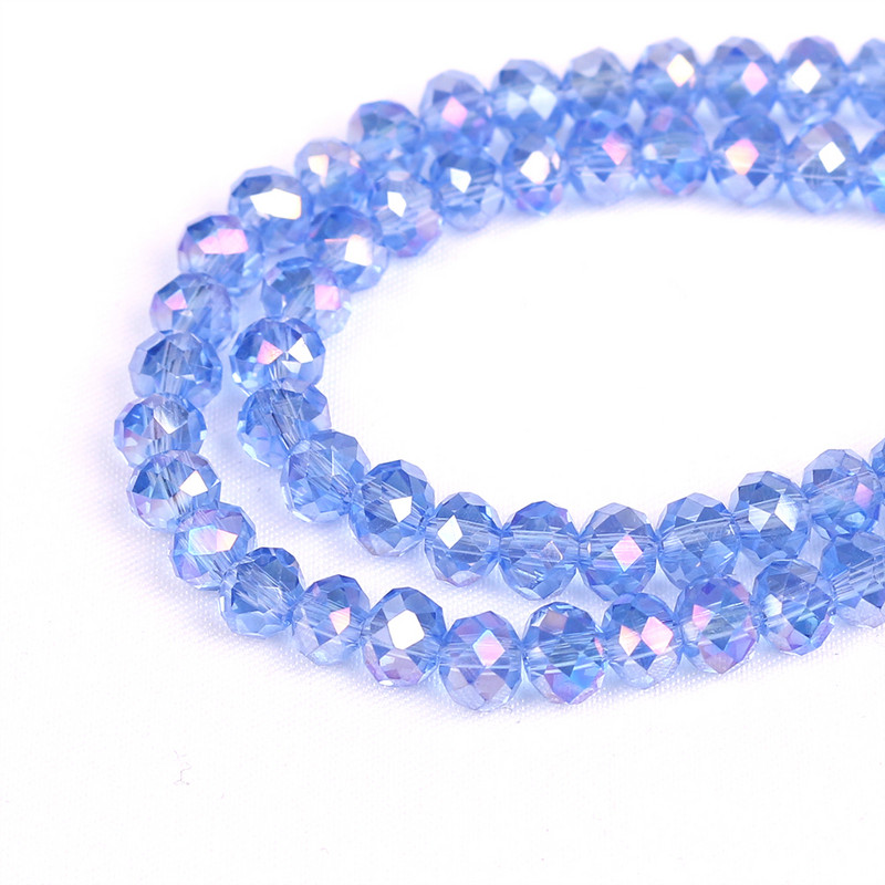 2/3/4/6/8/10/12MM češki Rondelle AB kineski nakit s perlama od kristalnog stakla fasetirane labave perle za izradu vlastitim rukama izrada od perli na veliko