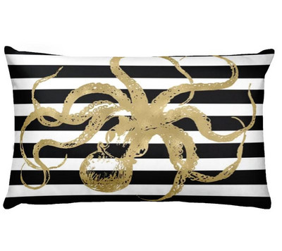 Nordic Ocean digitális nyomtatott derékpárnahuzat otthoni párnák dekoráció Almofadas Decorativas para kanapé párna 50*30cm