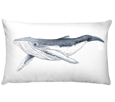 Nordic Ocean digitális nyomtatott derékpárnahuzat otthoni párnák dekoráció Almofadas Decorativas para kanapé párna 50*30cm