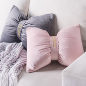 Nordijski jastuk za mašne Jastuci od punog baršuna Jastuk za kauč Uredski jastuci Jastuk za mašne Kućni dekor Cojines Cadeira Gamer Poduška