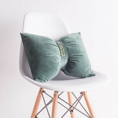 Nordijski jastuk za mašne Jastuci od punog baršuna Jastuk za kauč Uredski jastuci Jastuk za mašne Kućni dekor Cojines Cadeira Gamer Poduška