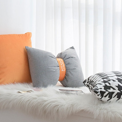 Nordijski jastuk za mašne Jastuci od punog baršuna Jastuk za kauč Uredski jastuci Jastuk za mašne Kućni dekor Cojines Cadeira Gamer Poduška