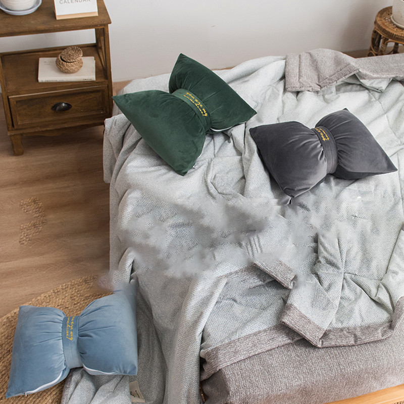 Nordijski jastuk za mašne Jastuci od punog baršuna Jastuk za kauč Uredski jastuci Jastuk za mašne Kućni dekor Cojines Cadeira Gamer Poduška