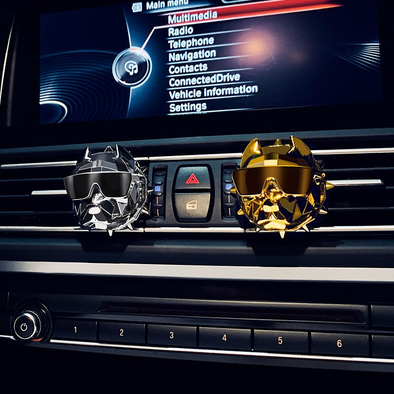 2023 Nadogradnja Bulldog Auto Parfem Miris Bulldog Osvježivač zraka Automatski izlaz Otvor Čvrsti difuzor mirisa DIY Uređenje interijera