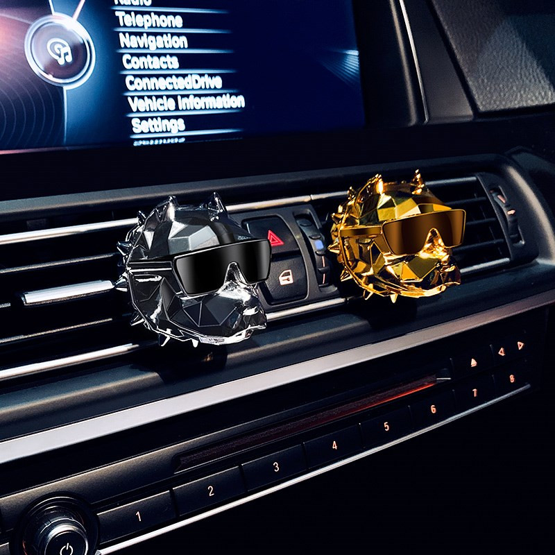 2023 Nadogradnja Bulldog Auto Parfem Miris Bulldog Osvježivač zraka Automatski izlaz Otvor Čvrsti difuzor mirisa DIY Uređenje interijera