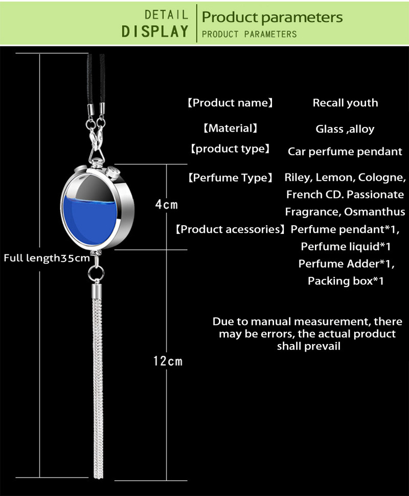 Osvježivač za automobil Viseći privjesak Miris u stilu automobila Parfem Parfemska aroma za automobil Osvježivač automobila Svježi dekori pročišćivača zraka