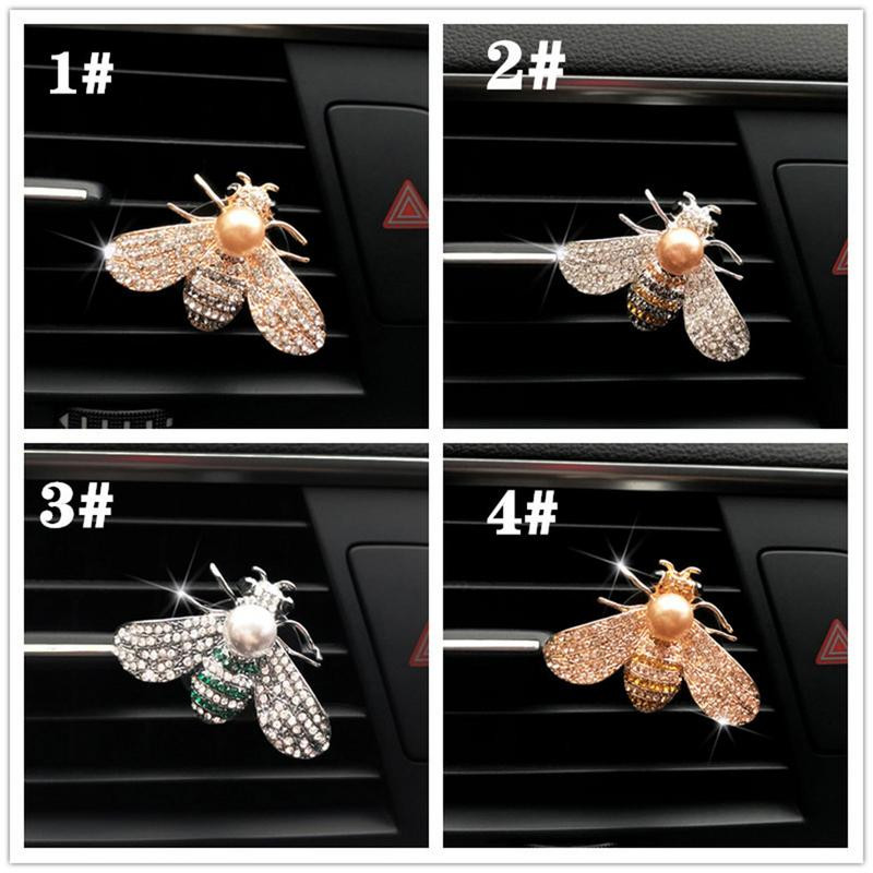 Odorizant pentru mașină Aromaterapie Diamante Albină Priză mașină Clip pentru difuzor de arome Parfum interior auto Decorare Accesorii auto