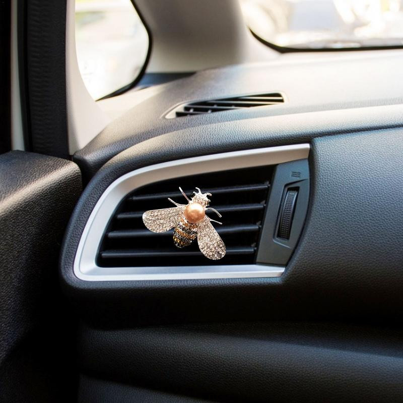 Odorizant pentru mașină Aromaterapie Diamante Albină Priză mașină Clip pentru difuzor de arome Parfum interior auto Decorare Accesorii auto