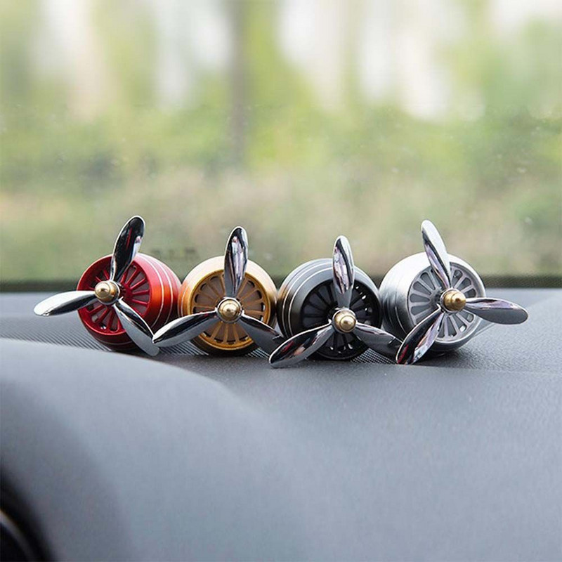 LED svjetlo Osvježivač zraka za automobil Zračne snage Oblik propelera Parfem Otvor za ventilaciju Dekoracija Ventilator za aromaterapiju Automatski parfem