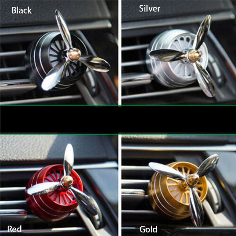 LED svjetlo Osvježivač zraka za automobil Zračne snage Oblik propelera Parfem Otvor za ventilaciju Dekoracija Ventilator za aromaterapiju Automatski parfem