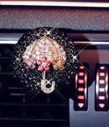 Ornamente pentru mașini de lux fată Diamant rafinat Priză aer condiționat Agent de împrospătare a aerului auto Styling auto Parfumuri