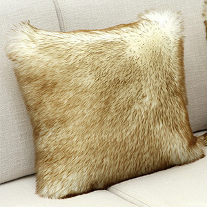 Topla plišana jastučnica, meka jednobojna jastučnica za fotelju i kauč, jastučnica, udobna jastučnica za uredski naslon automobila