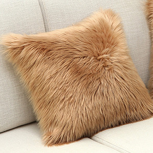 Topla plišana jastučnica, meka jednobojna jastučnica za fotelju i kauč, jastučnica, udobna jastučnica za uredski naslon automobila