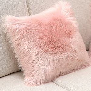 Topla plišana jastučnica, meka jednobojna jastučnica za fotelju i kauč, jastučnica, udobna jastučnica za uredski naslon automobila