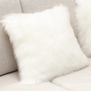 Topla plišana jastučnica, meka jednobojna jastučnica za fotelju i kauč, jastučnica, udobna jastučnica za uredski naslon automobila