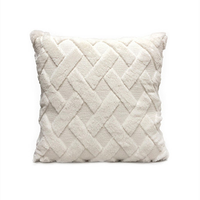 Husă de pernă cu geometrie Decor pentru casă Huse de pernă Sufragerie Dormitor Canapea Față de pernă decorativă 45x45cm Husă de pluș din blană moale