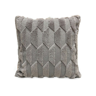 Husă de pernă cu geometrie Decor pentru casă Huse de pernă Sufragerie Dormitor Canapea Față de pernă decorativă 45x45cm Husă de pluș din blană moale