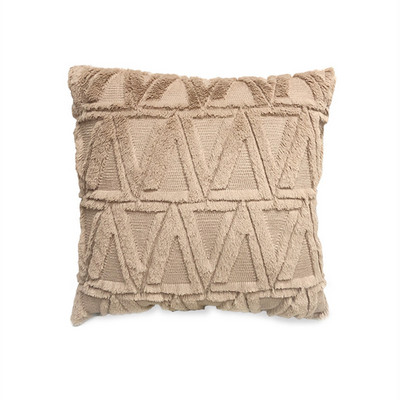 Husă de pernă cu geometrie Decor pentru casă Huse de pernă Sufragerie Dormitor Canapea Față de pernă decorativă 45x45cm Husă de pluș din blană moale